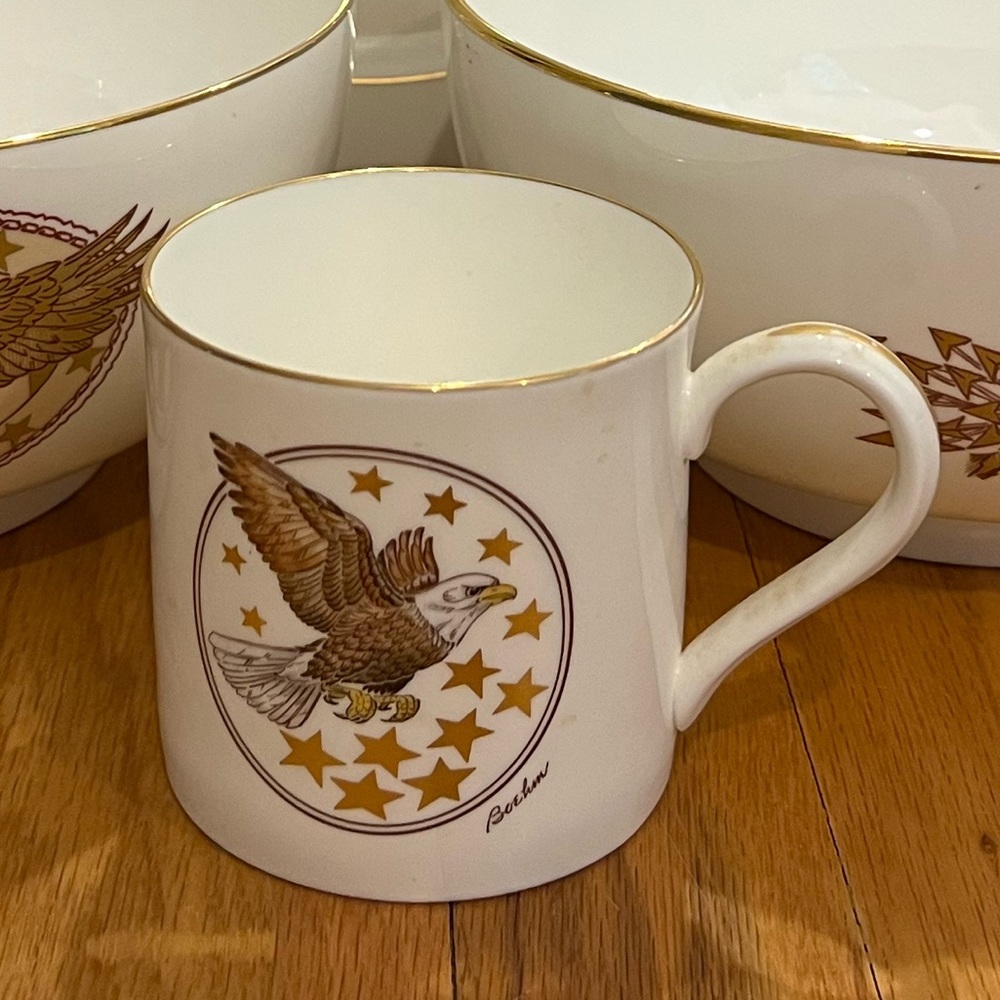 Boehm Porcelain Federal Eagle Mug (1)